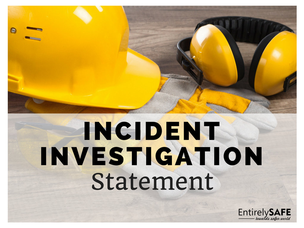 Writing your Incident Statement