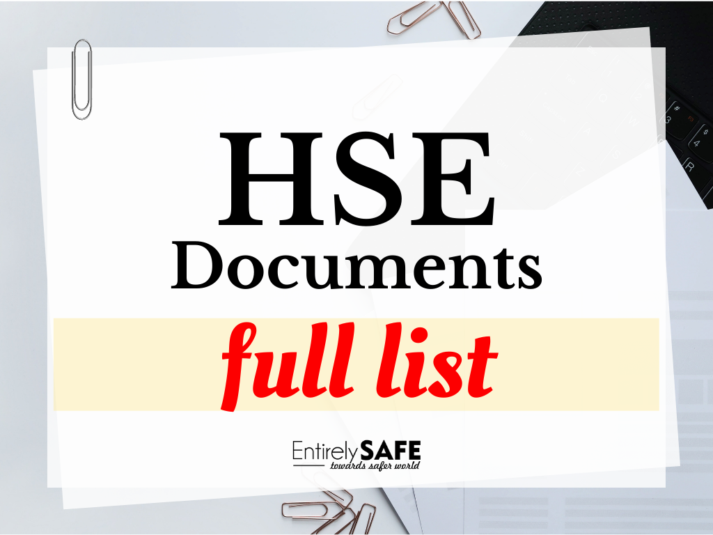 Mandatory HSE Documents
