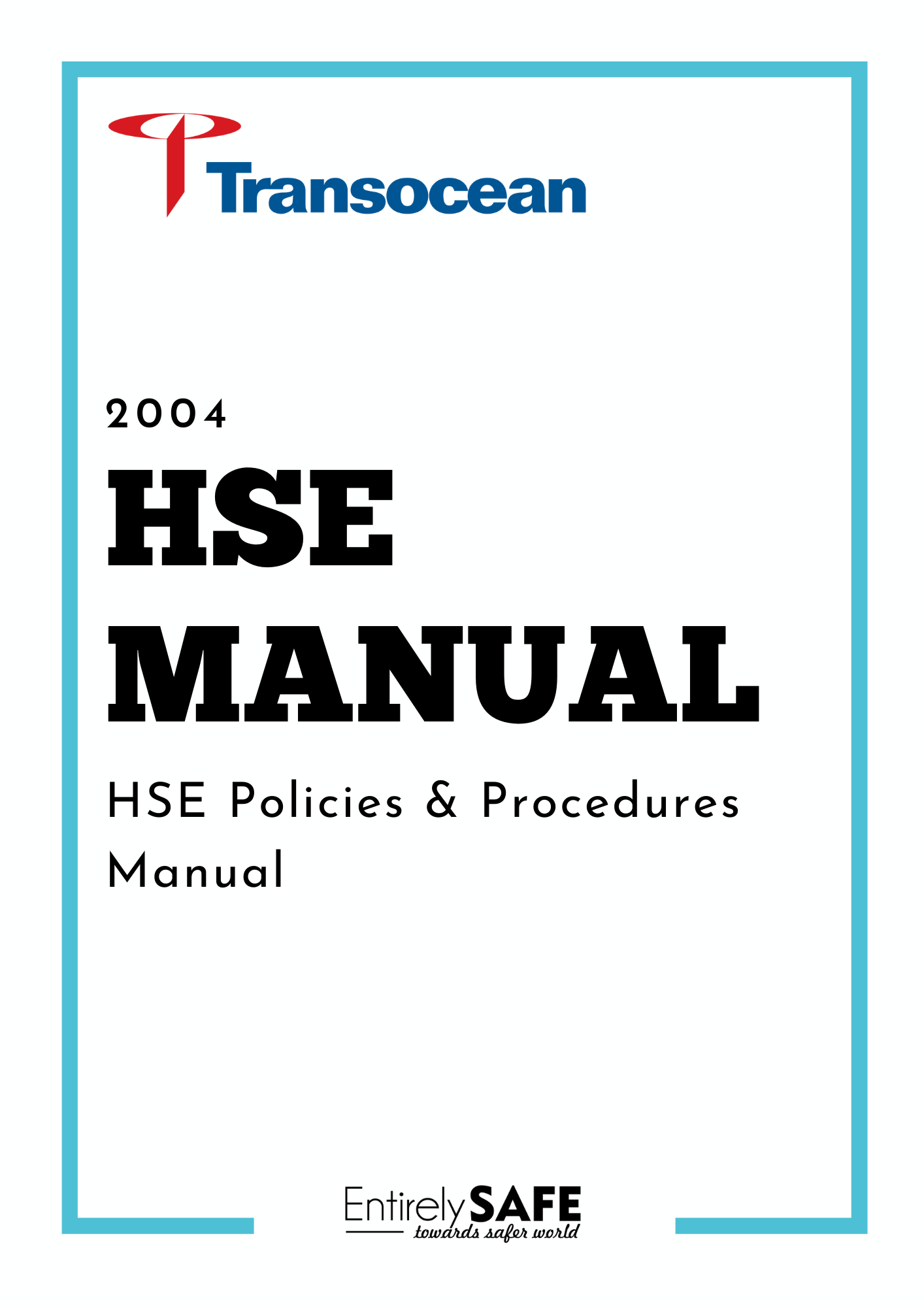 157-HSE-Manual-Transocean