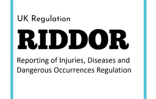 167-Reporting of Injuries, Diseases and Dangerous Occurrences Regulations - RIDDOR
