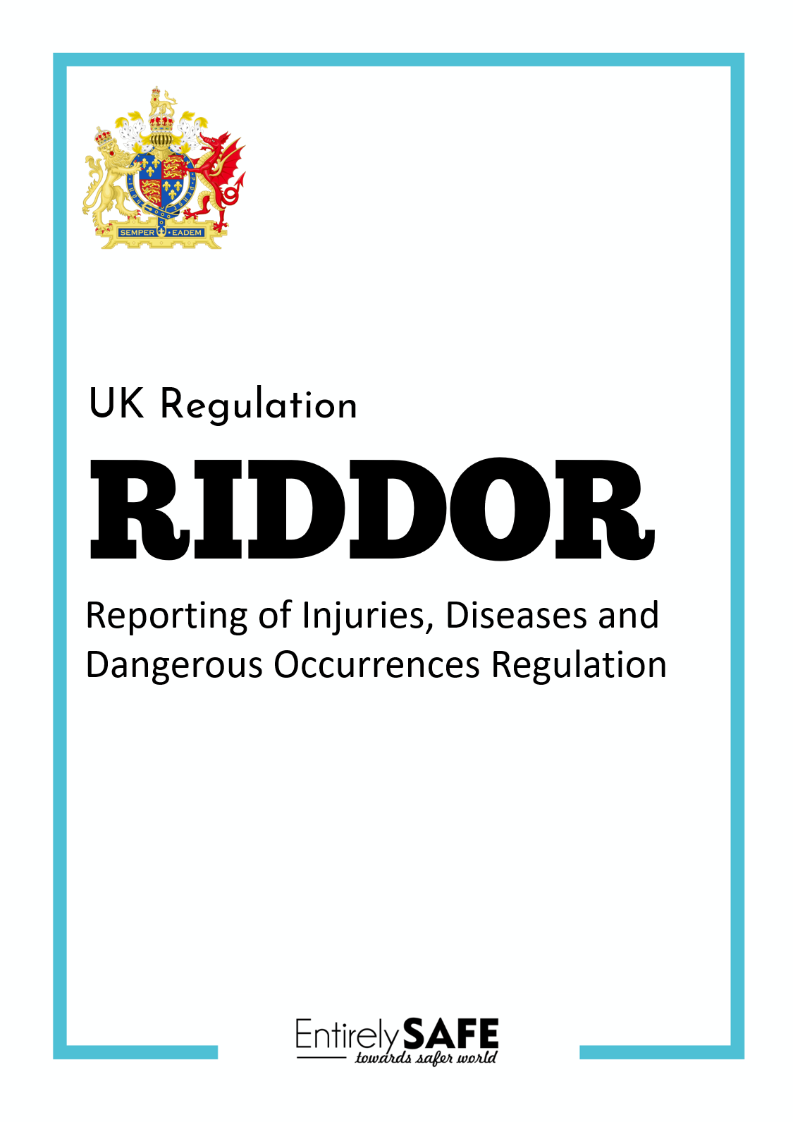 167-Reporting of Injuries, Diseases and Dangerous Occurrences Regulations - RIDDOR