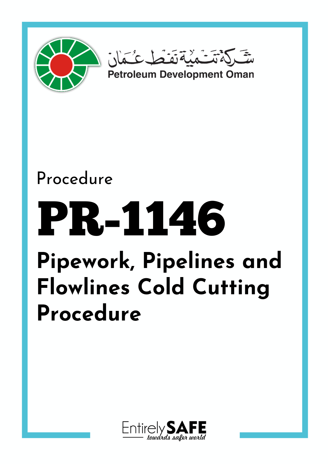 #203-PR-1146-Pipework,-Pipelines-and-Flowlines-Cold-Cutting-Procedure-PDO-download-free