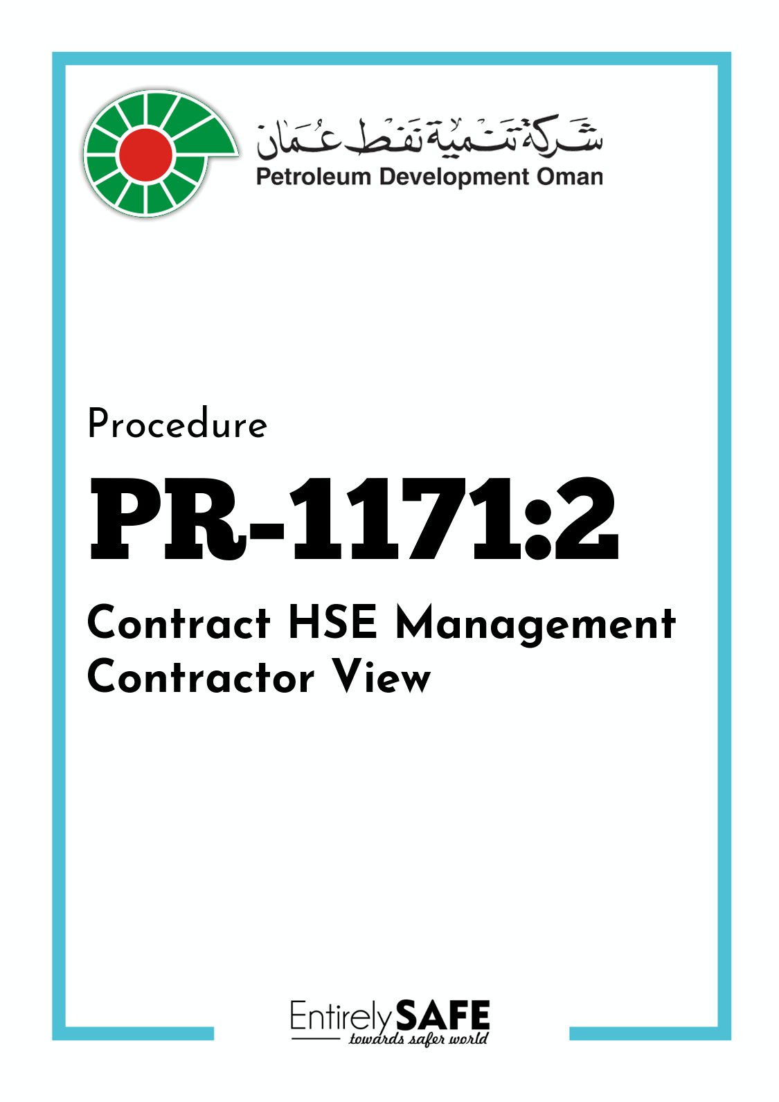 207-Contract-HSE-Management-(PR-1171)-Part-2-PDO-FREE-Download-PDF