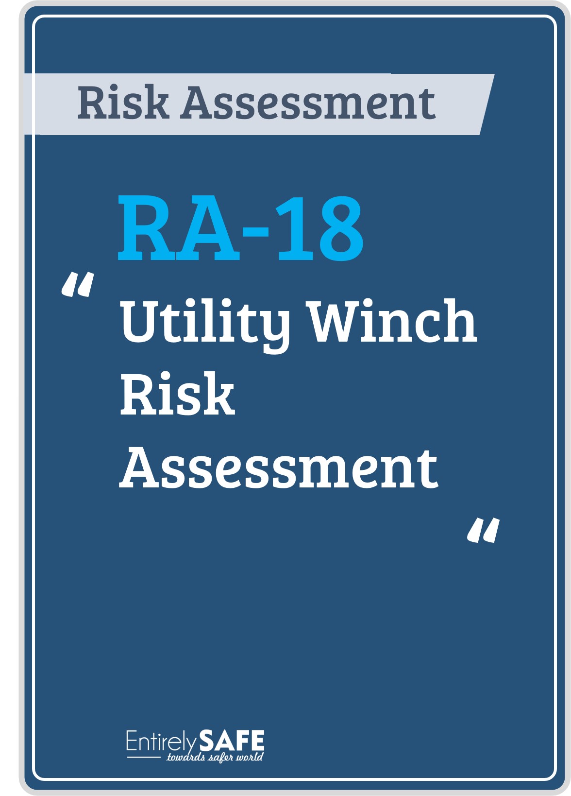 RA-18-Utility Winch Risk Assessment