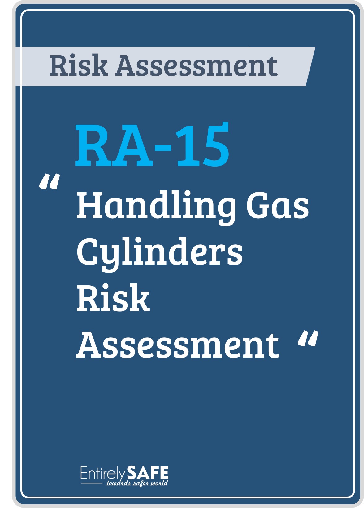 RA-15-Handling pressurised gas cylinders
