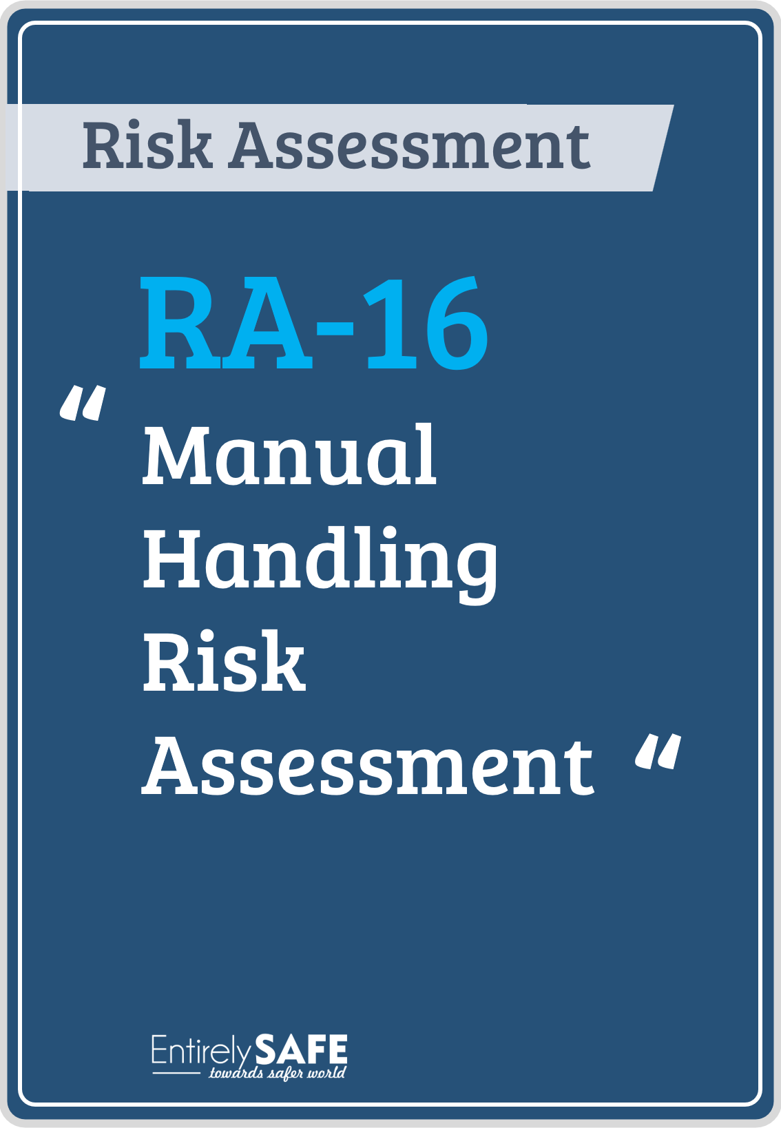 Manual Handling Risk Assessment