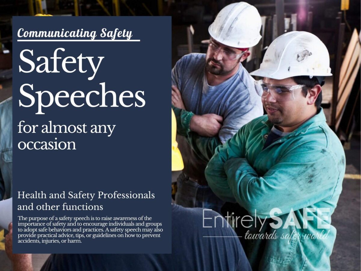 Safety Speech Topics at Patrica Dunning blog